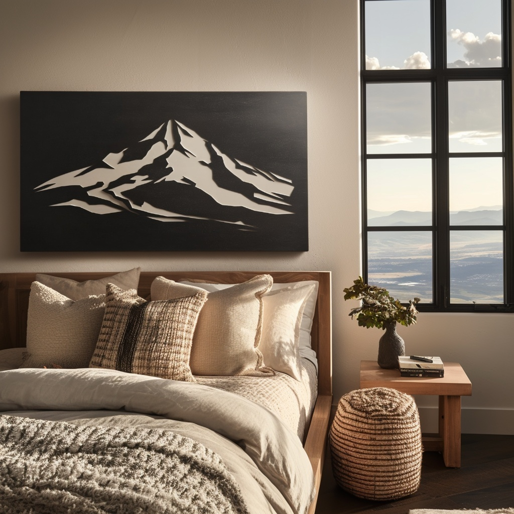 The Mount Bachelor - Metal Wall Art