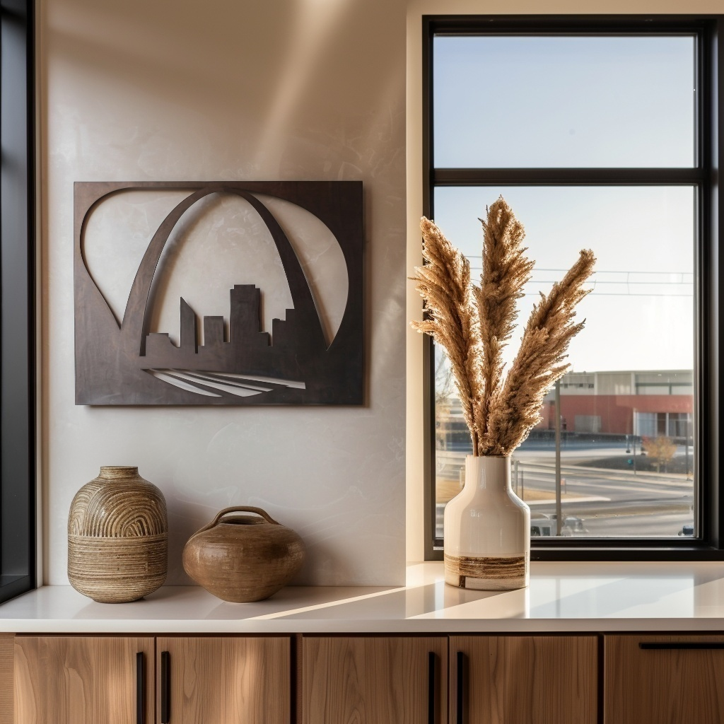 The Gateway Arch - Metal Wall Art