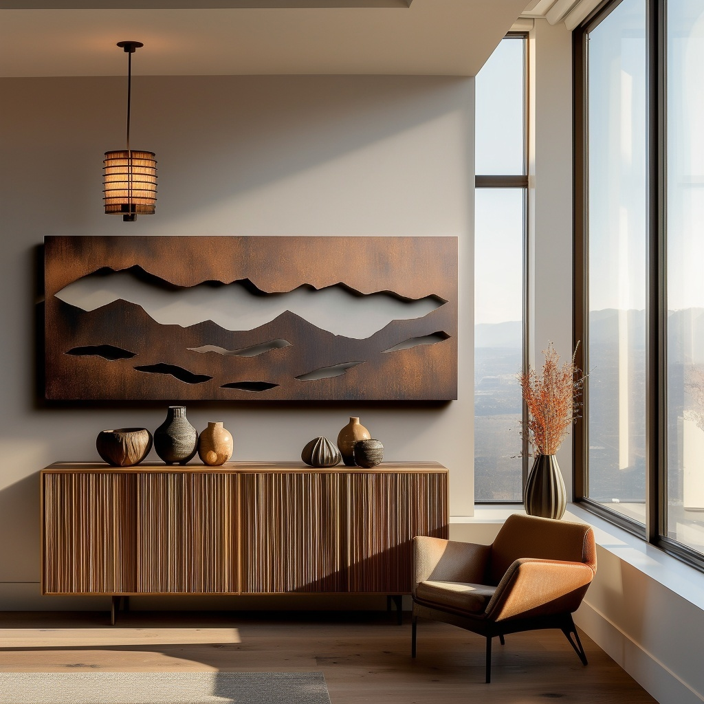 The Smokey Mountains - Metal Wall Art