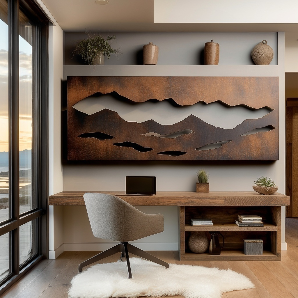 The Smokey Mountains - Metal Wall Art