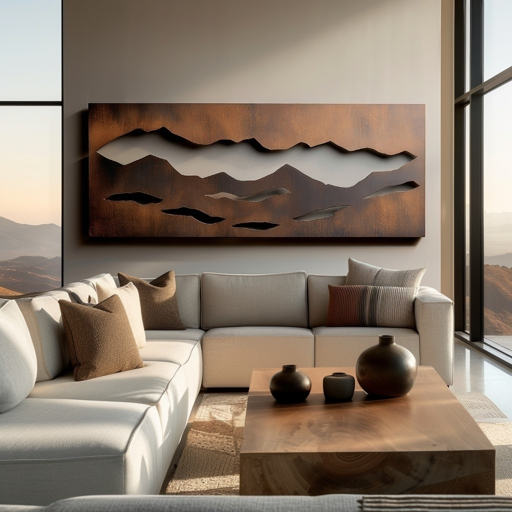 The Smokey Mountains - Metal Wall Art