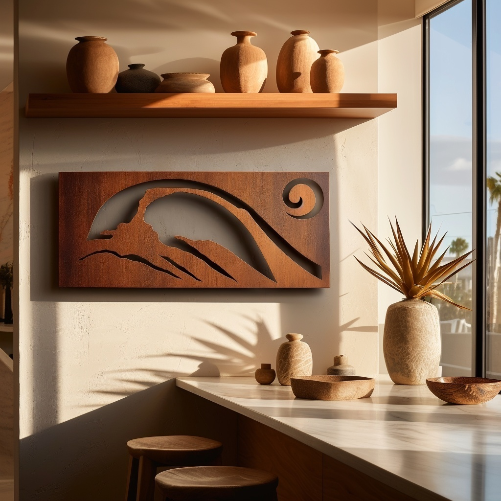 The Landscape Arch - Metal Wall Art