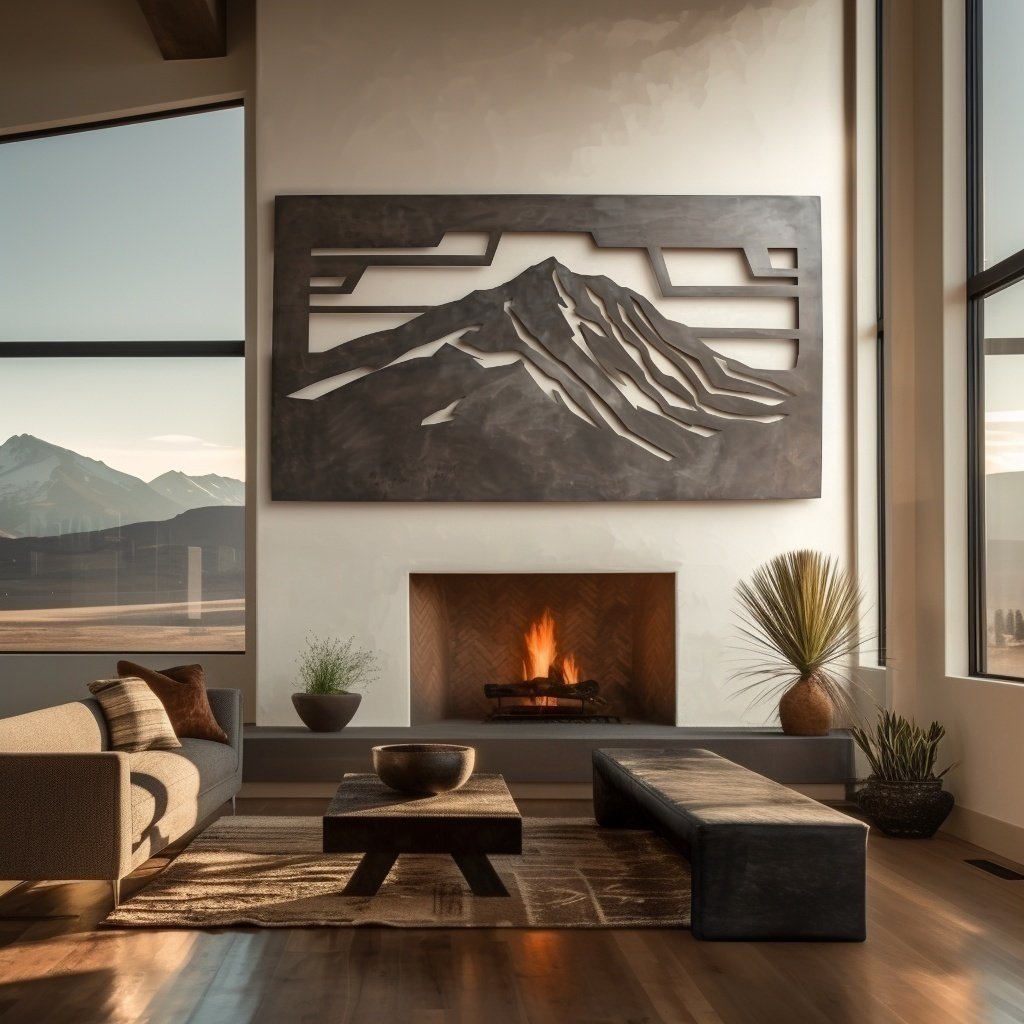 The Mount Katahdin - Metal Wall Art