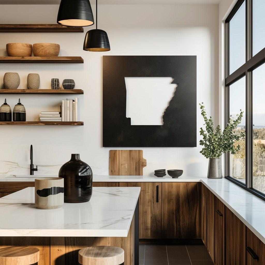 The Arkansas - Metal Wall Art