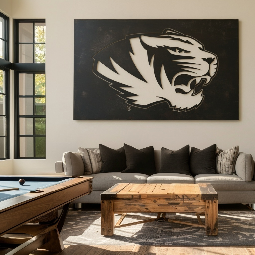 The Tiger - Metal Wall Art - Landscape Forge