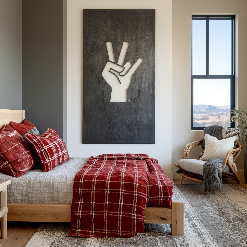 The Hand Fork - Wall Art - Portrait Slate