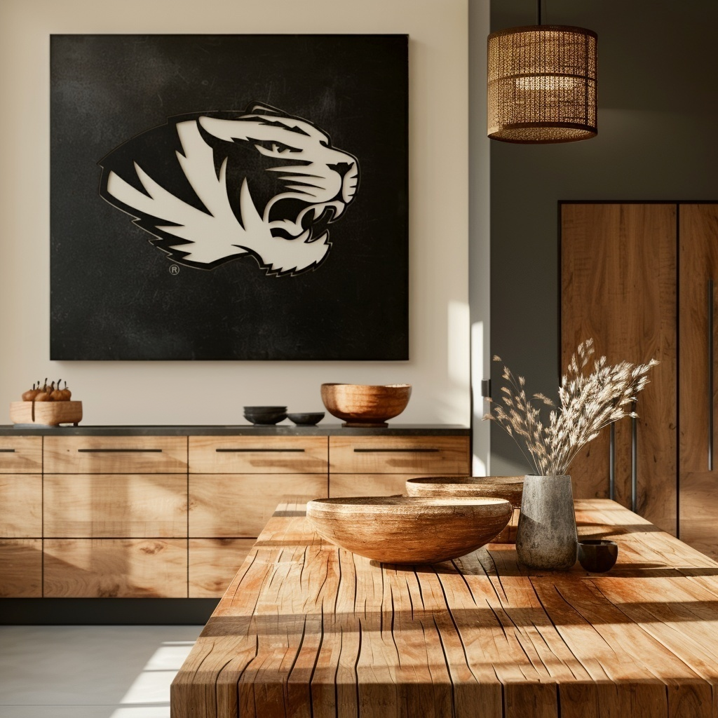 The Tiger - Metal Wall Art- Square Forge