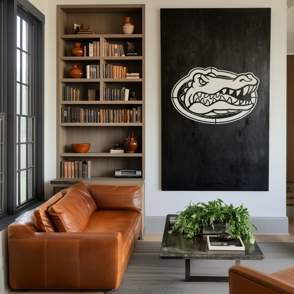 The Oval Gator - Wall Art - Portrait Forge