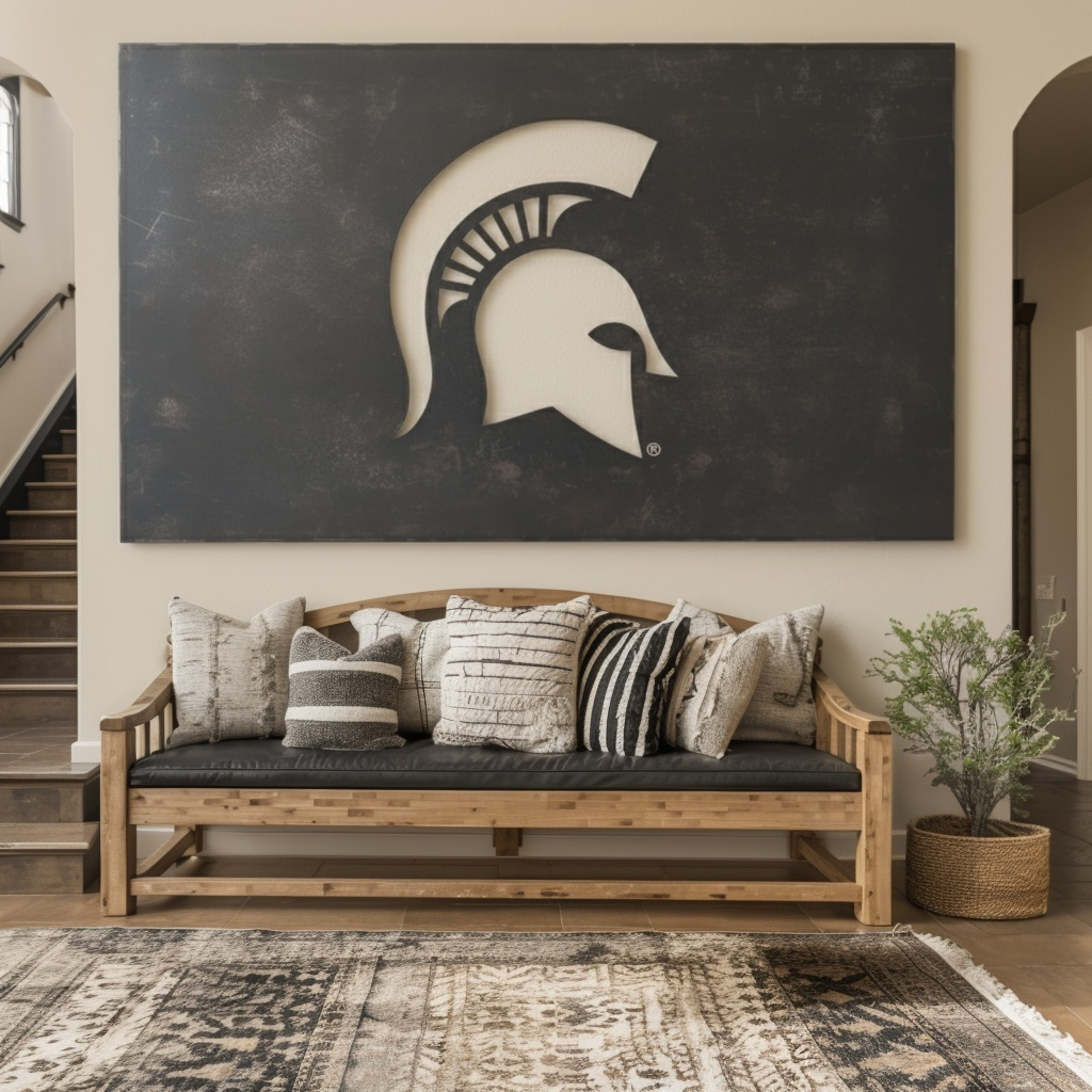 The Spartan - Metal Wall Art - Landscape Slate