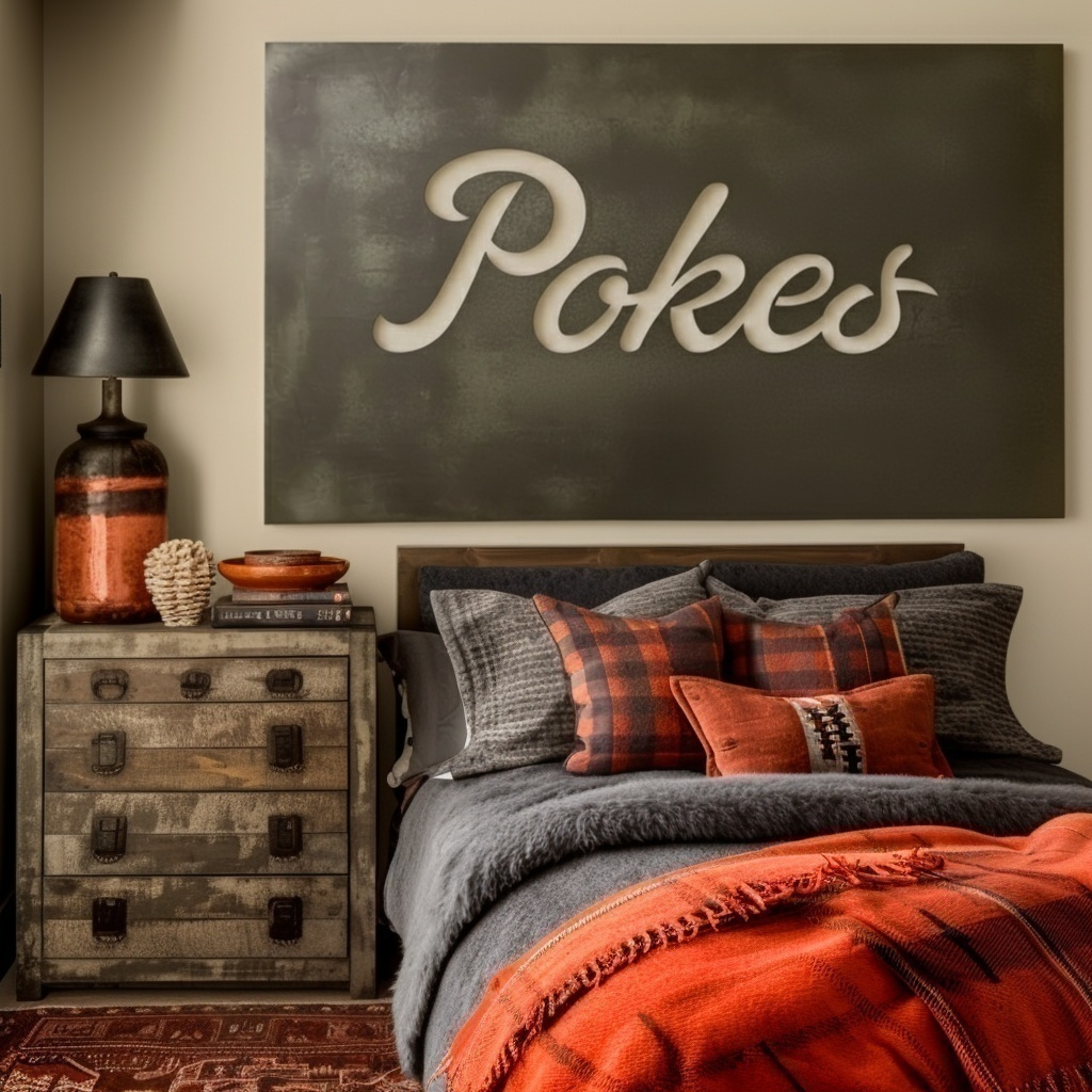 The Pokes - Metal Wall Art - Landscape Slate
