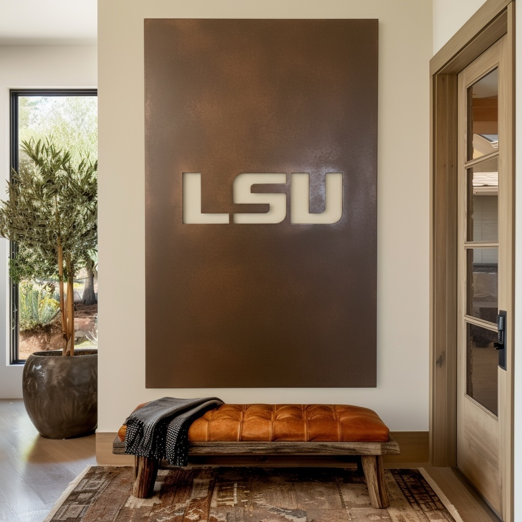 The LSU - Wall Art - Portrait Umber