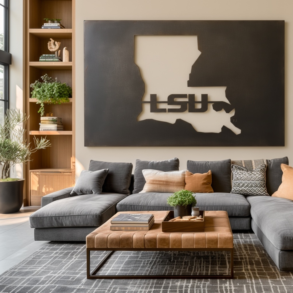 The Louisiana - Metal Wall Art - Landscape Slate