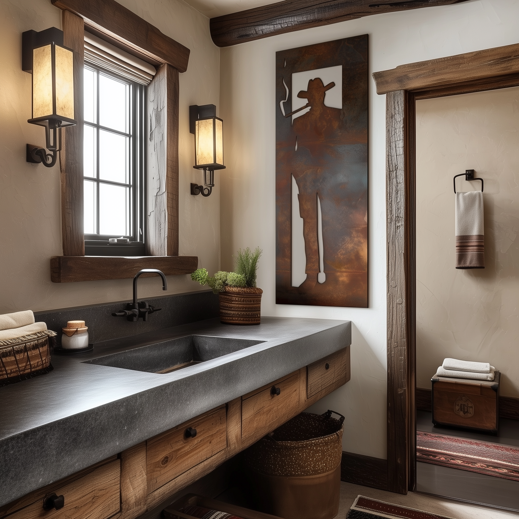 The Long Draw - Metal Wall Art