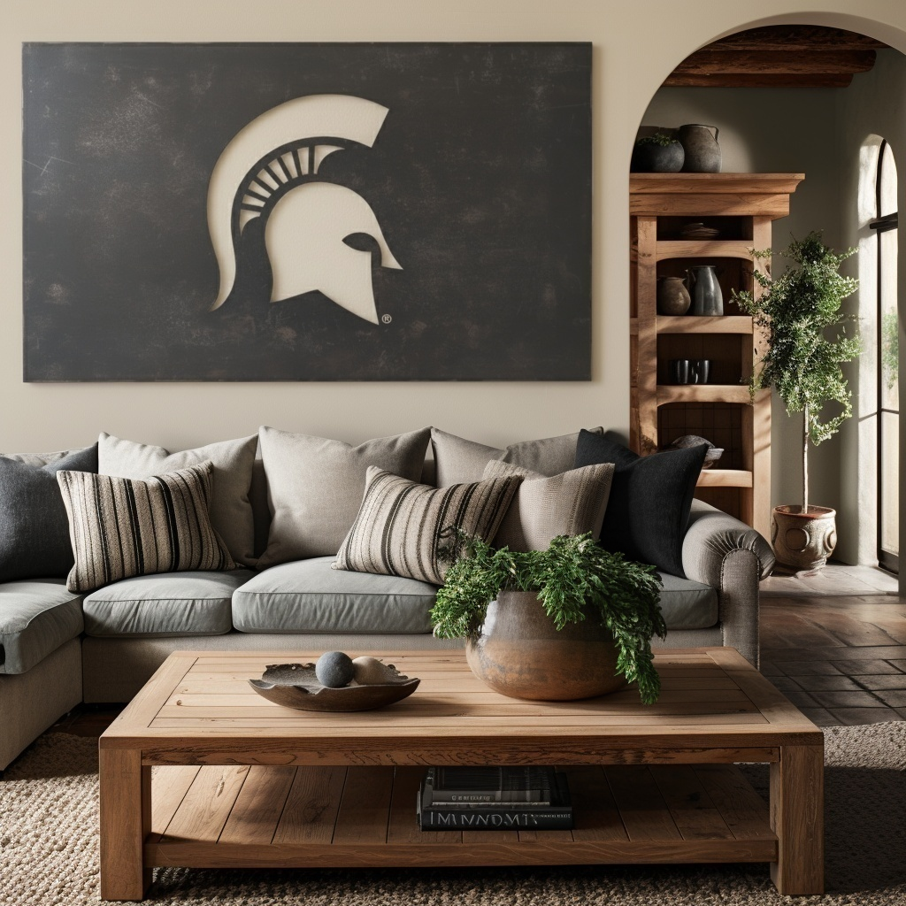 The Spartan - Metal Wall Art - Landscape Slate