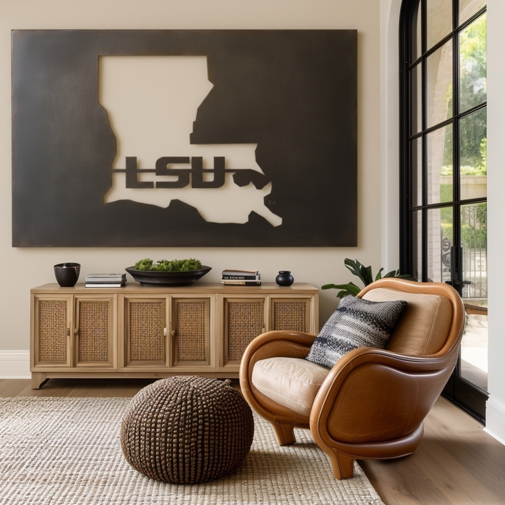 The Louisiana - Metal Wall Art - Landscape Slate