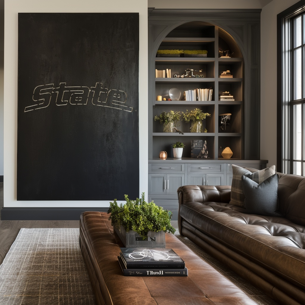 The Michigan State - Metal Wall Art - Portrait Forge