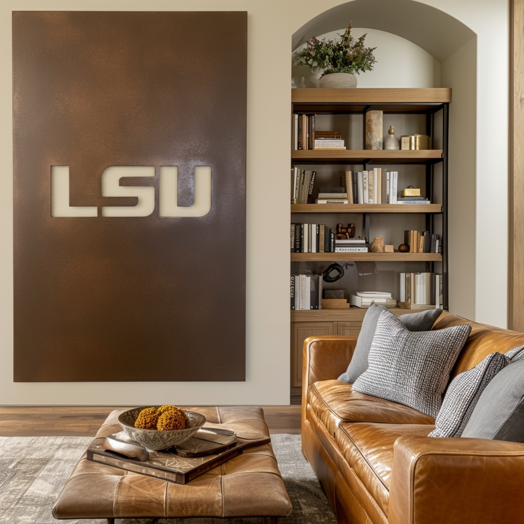 The LSU - Wall Art - Portrait Umber