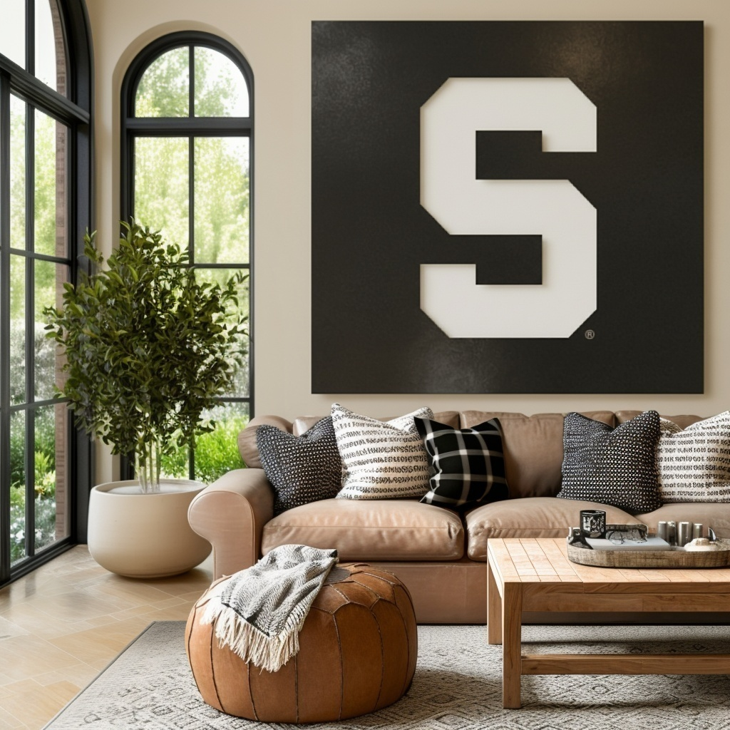 The Super S - Metal Wall Art - Square Forge