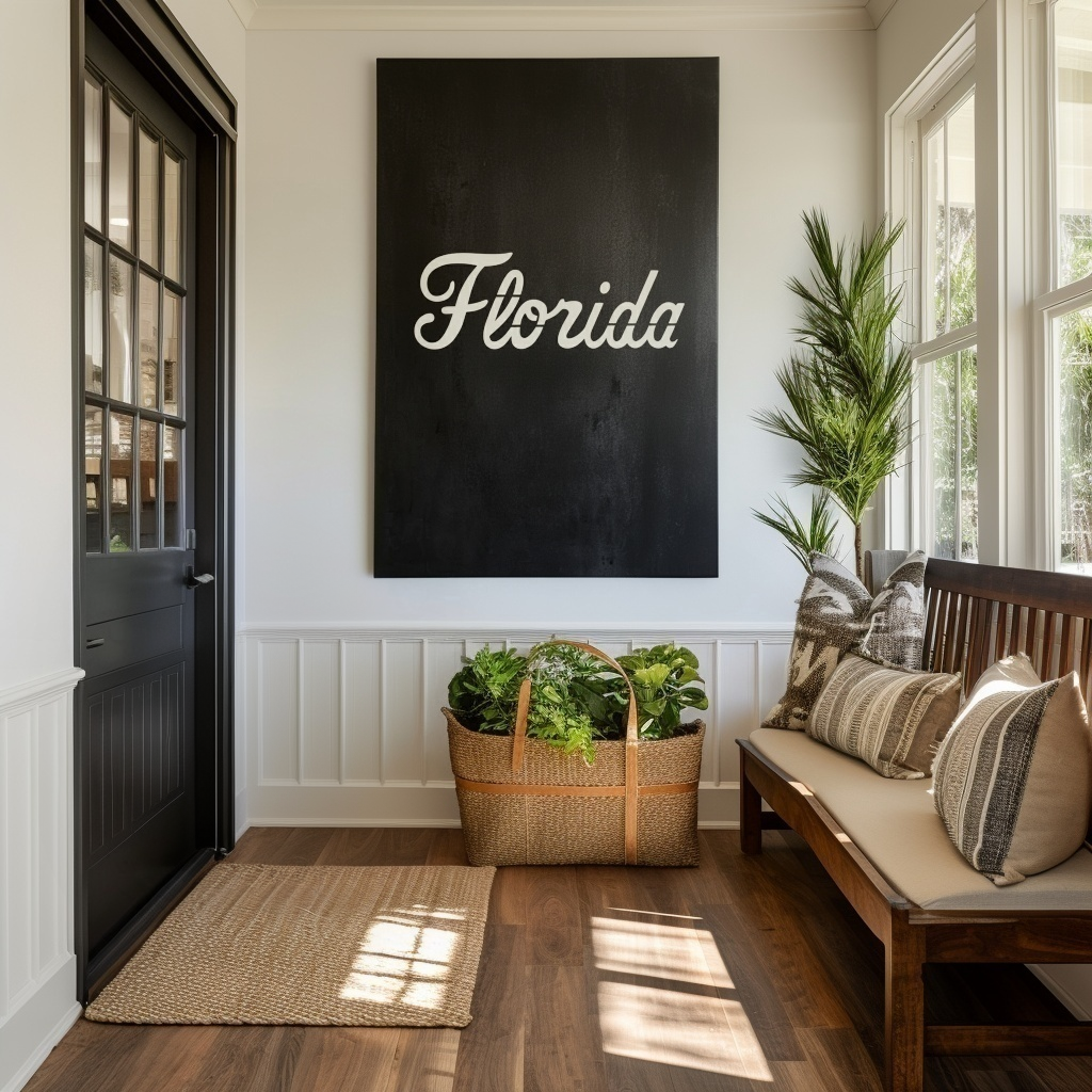 The Cursive Florida - Wall Art - Portrait Forge