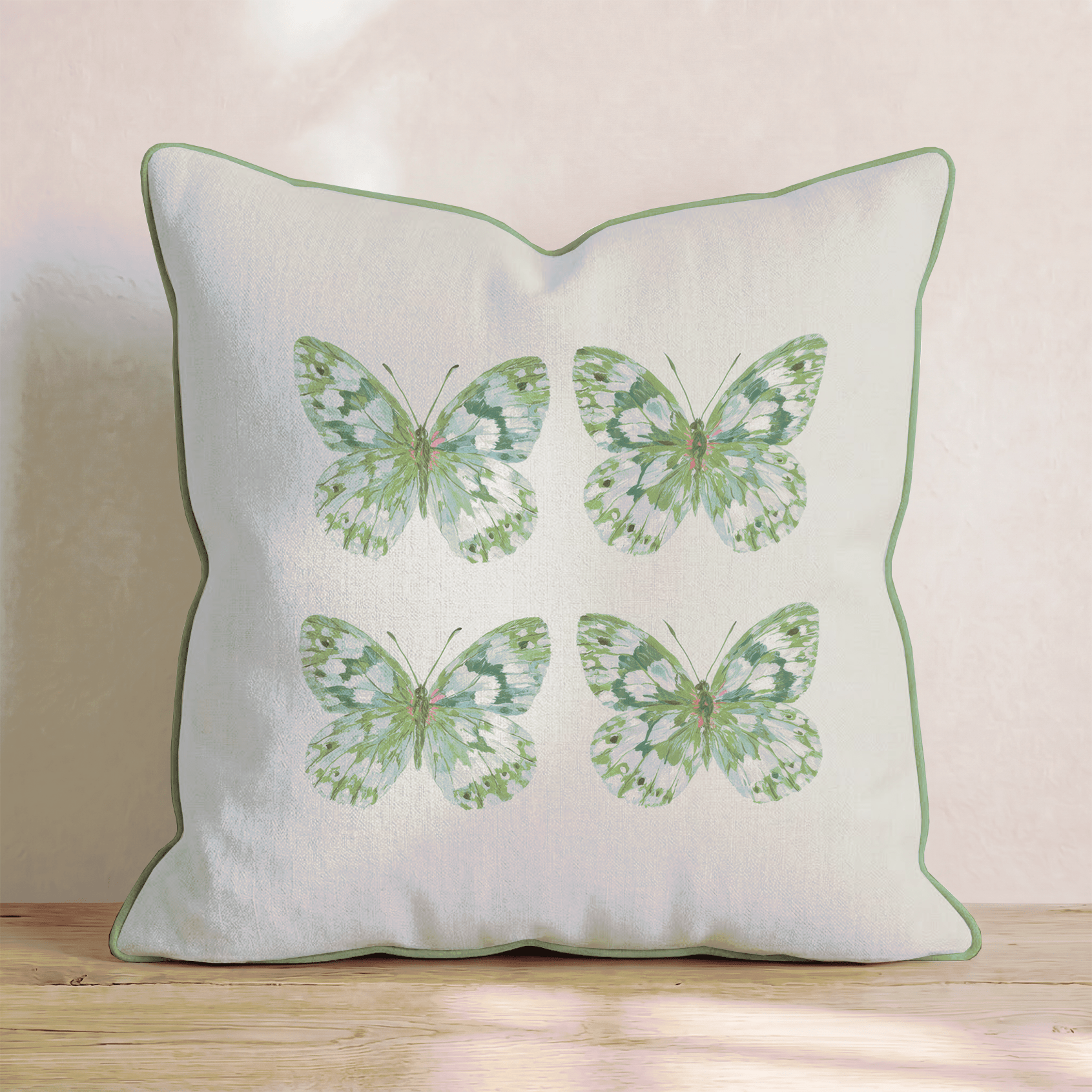 4 Butterflies Throw Pillow - Benton Lane Home - Hillcroft Home