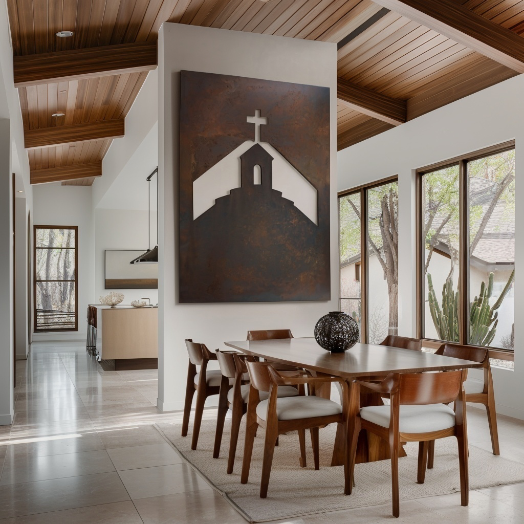 The Chapel - Metal Wall Art