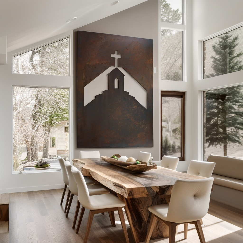 The Chapel - Metal Wall Art