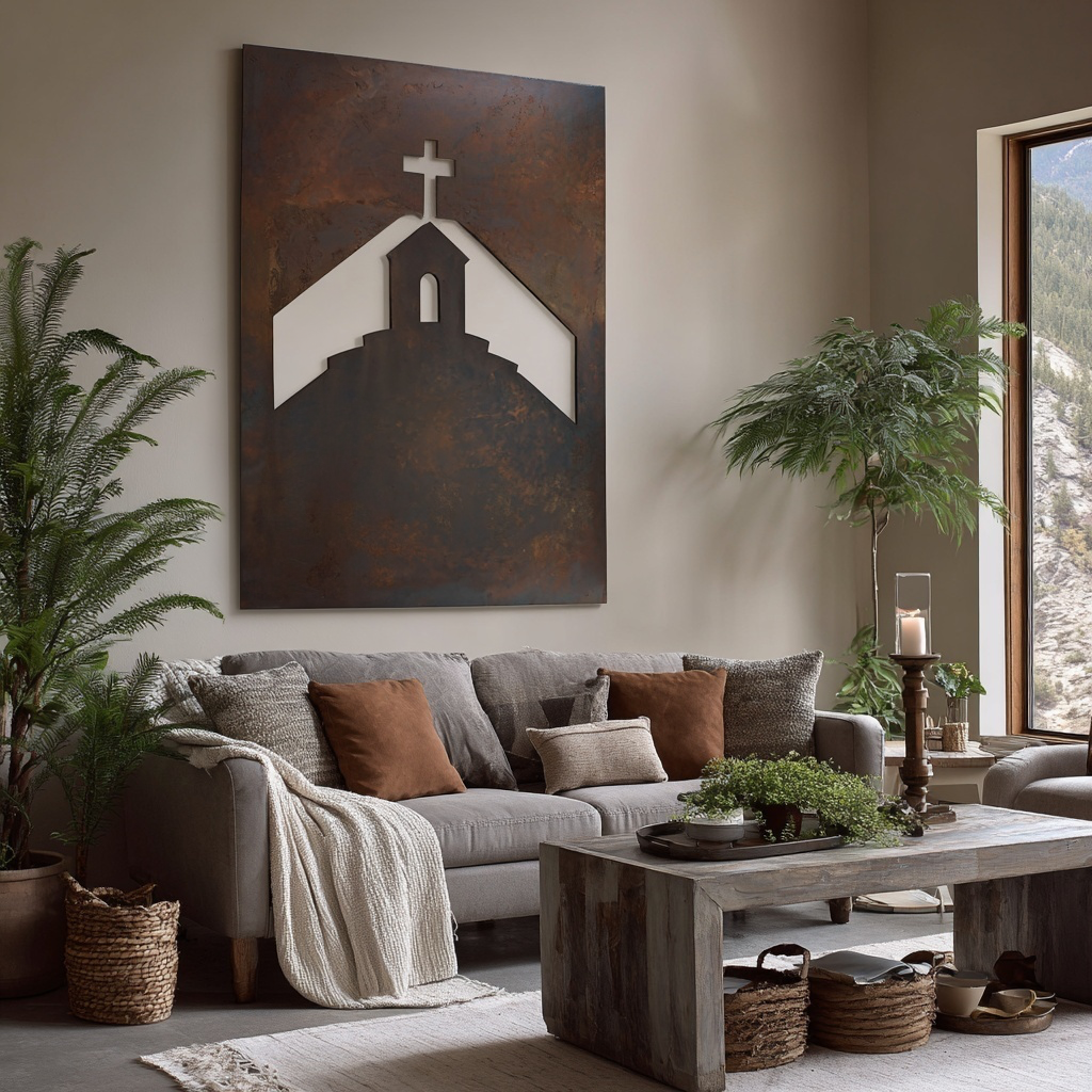 The Chapel - Metal Wall Art