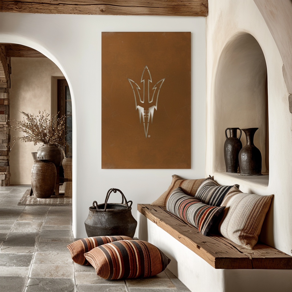 The Pitchfork - Wall Art - Portrait Umber