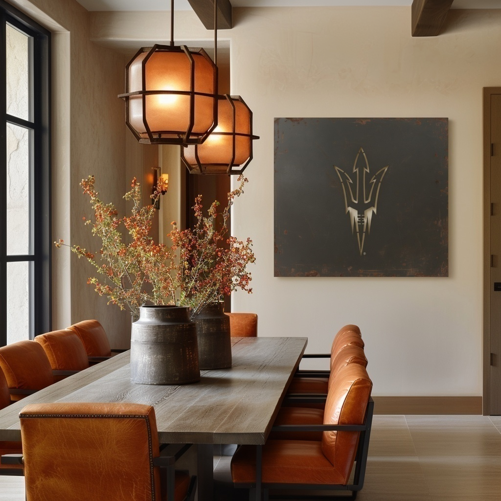 The Pitchfork - Metal Wall Art - Square Slate