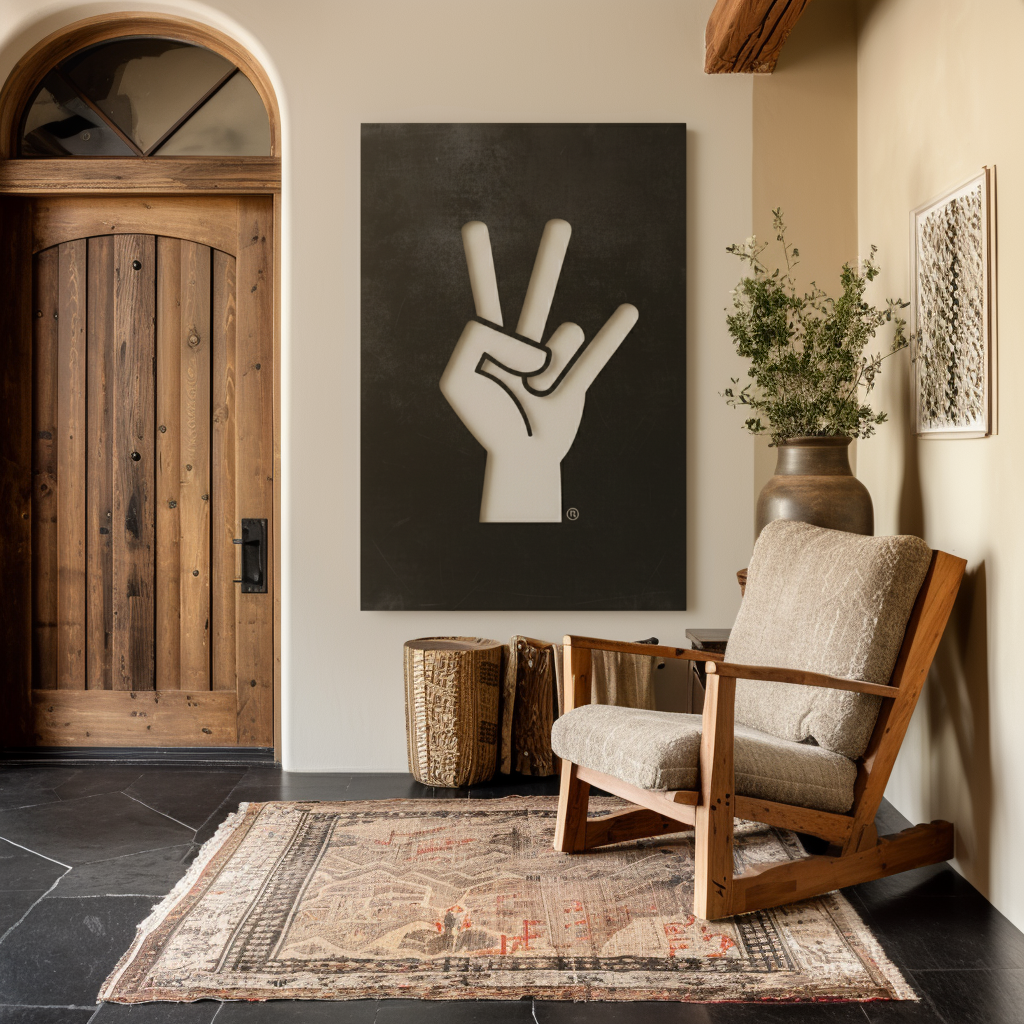 The Hand Fork - Wall Art - Portrait Forge