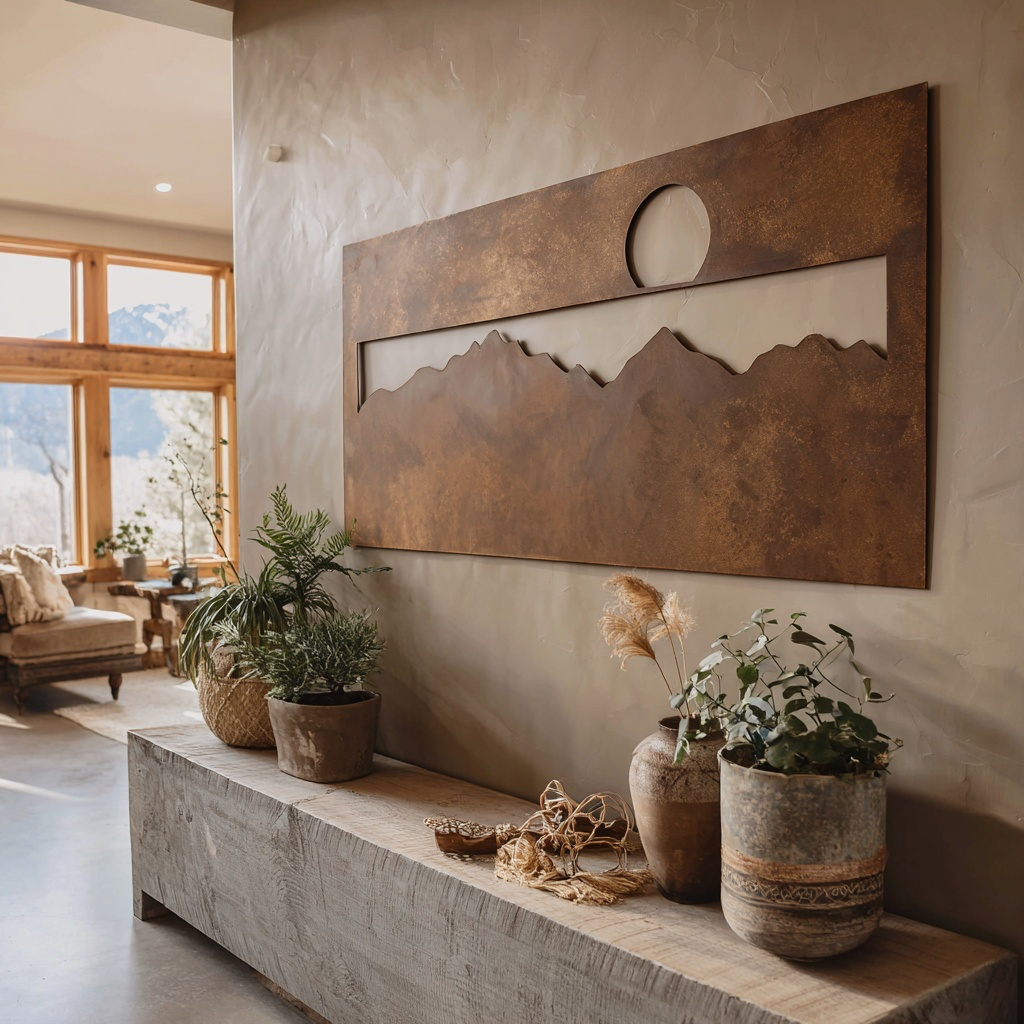 The Crestline - Metal Wall Art