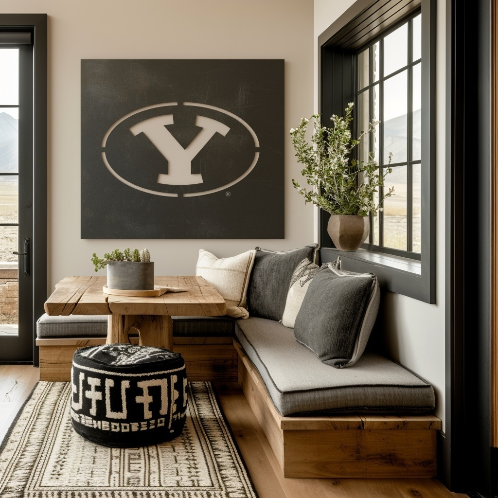 The Oval Y - Metal Wall Art - Square Slate