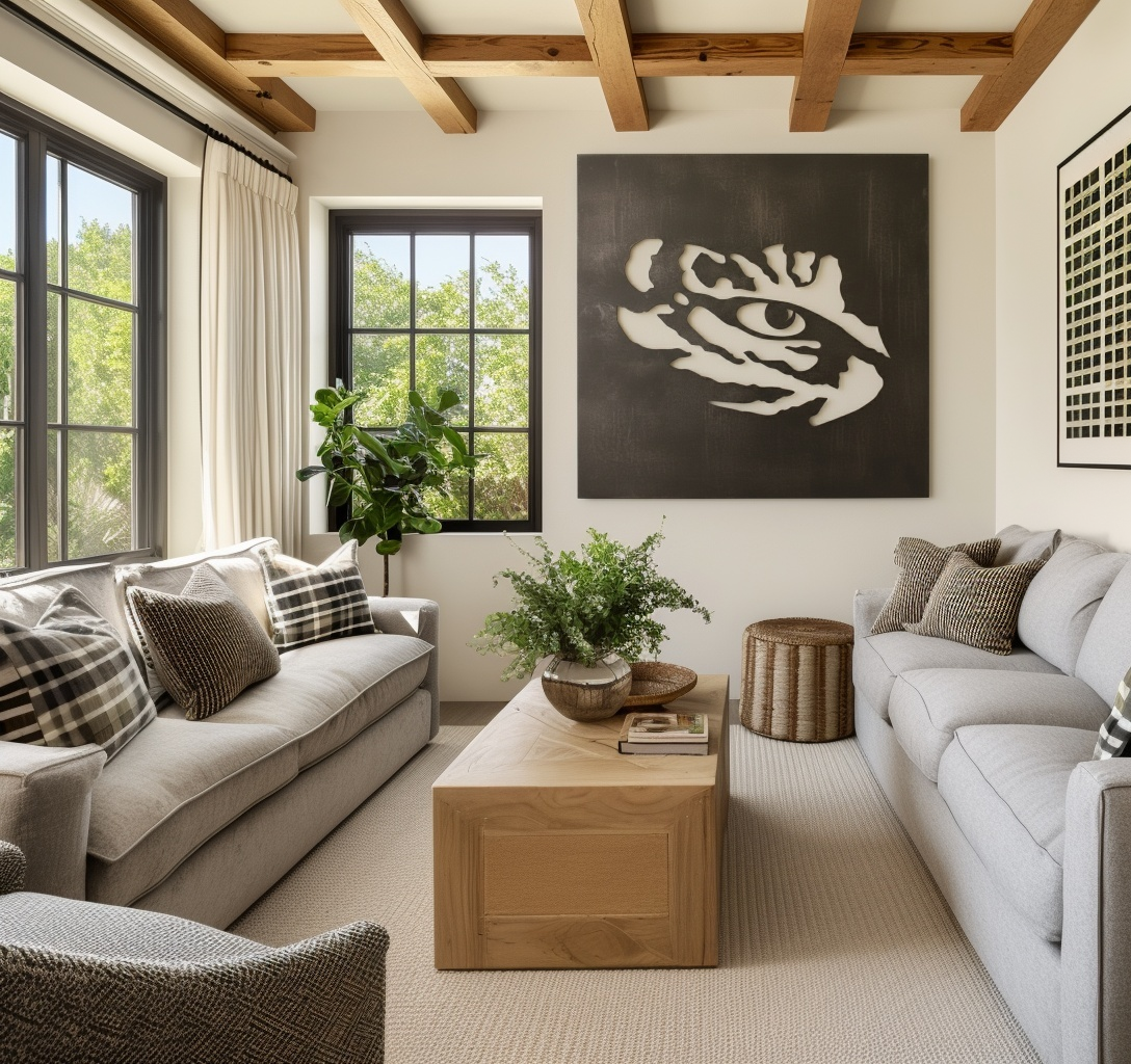 The Tiger Eye - Metal Wall Art - Square Slate