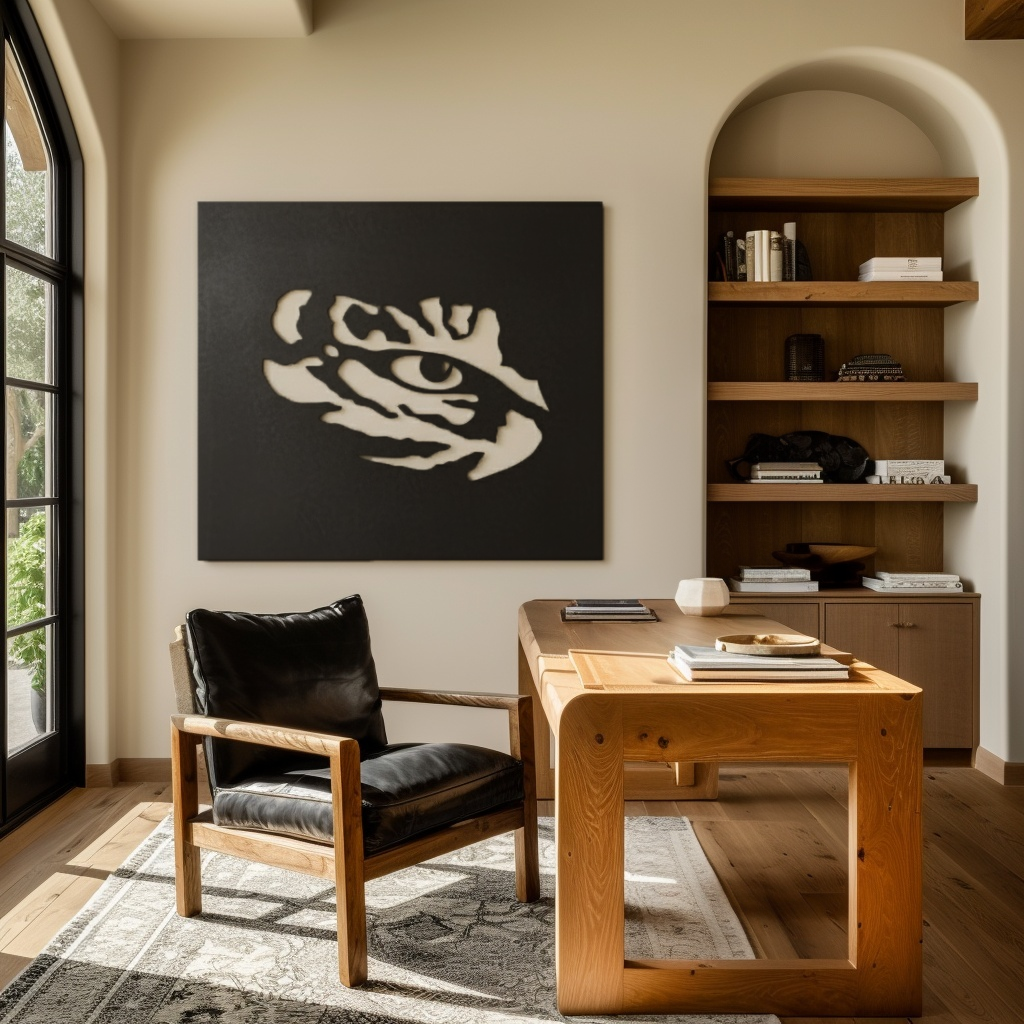 The Tiger Eye - Wall Art - Square Forge