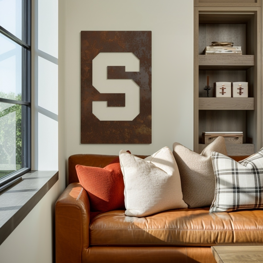 The Super S - Wall Art - Portrait Umber