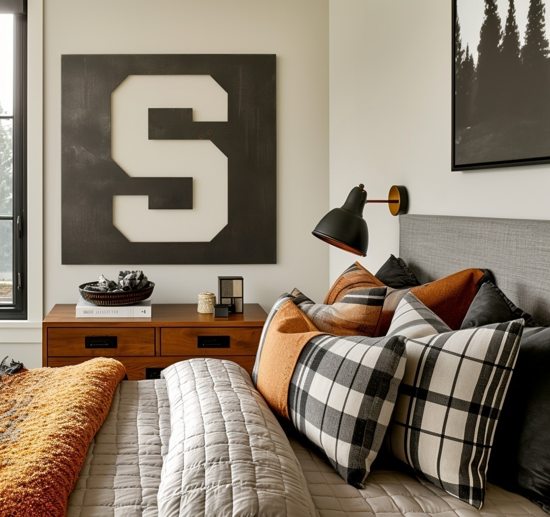 The Super S - Metal Wall Art - Square Slate