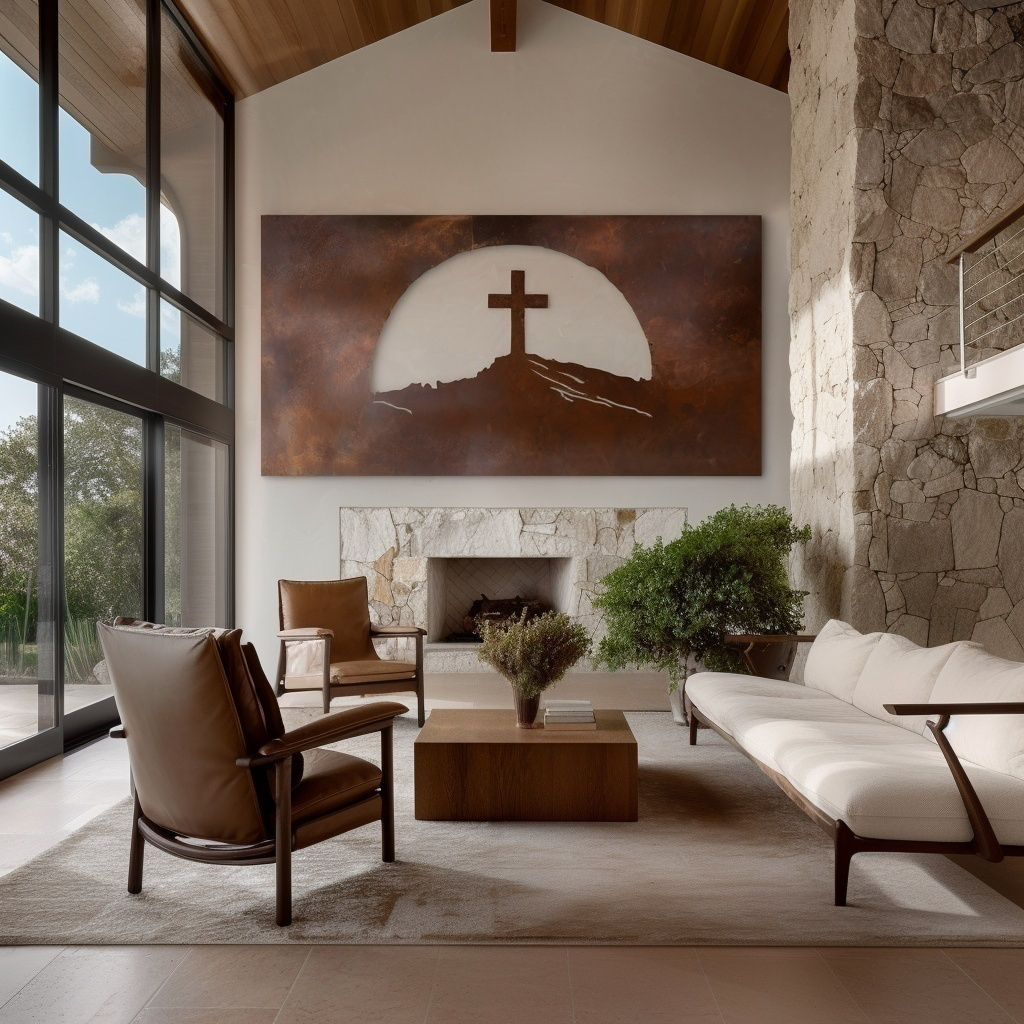 The Hilltop - Metal Wall Art