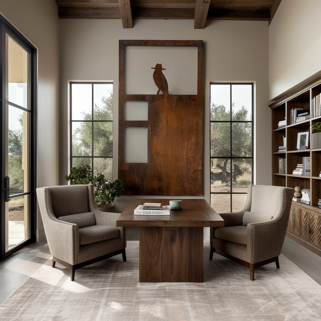 The Watchbird - Metal Wall Art