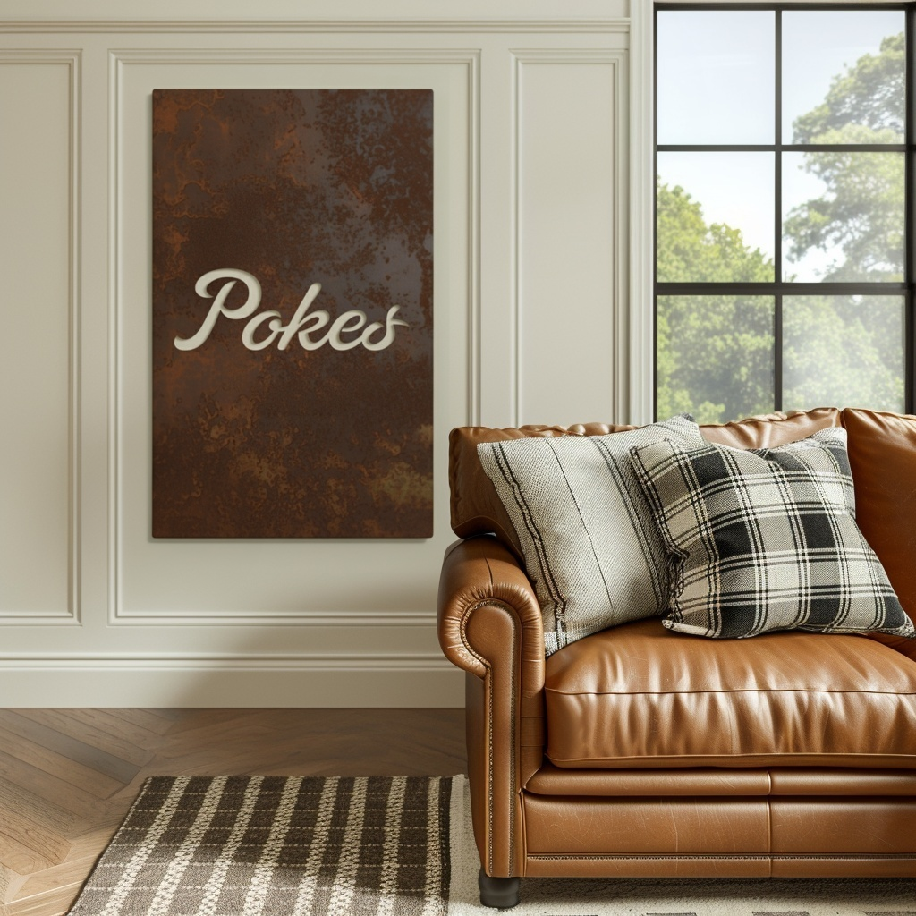 The Pokes - Wall Art - Portrait Umber