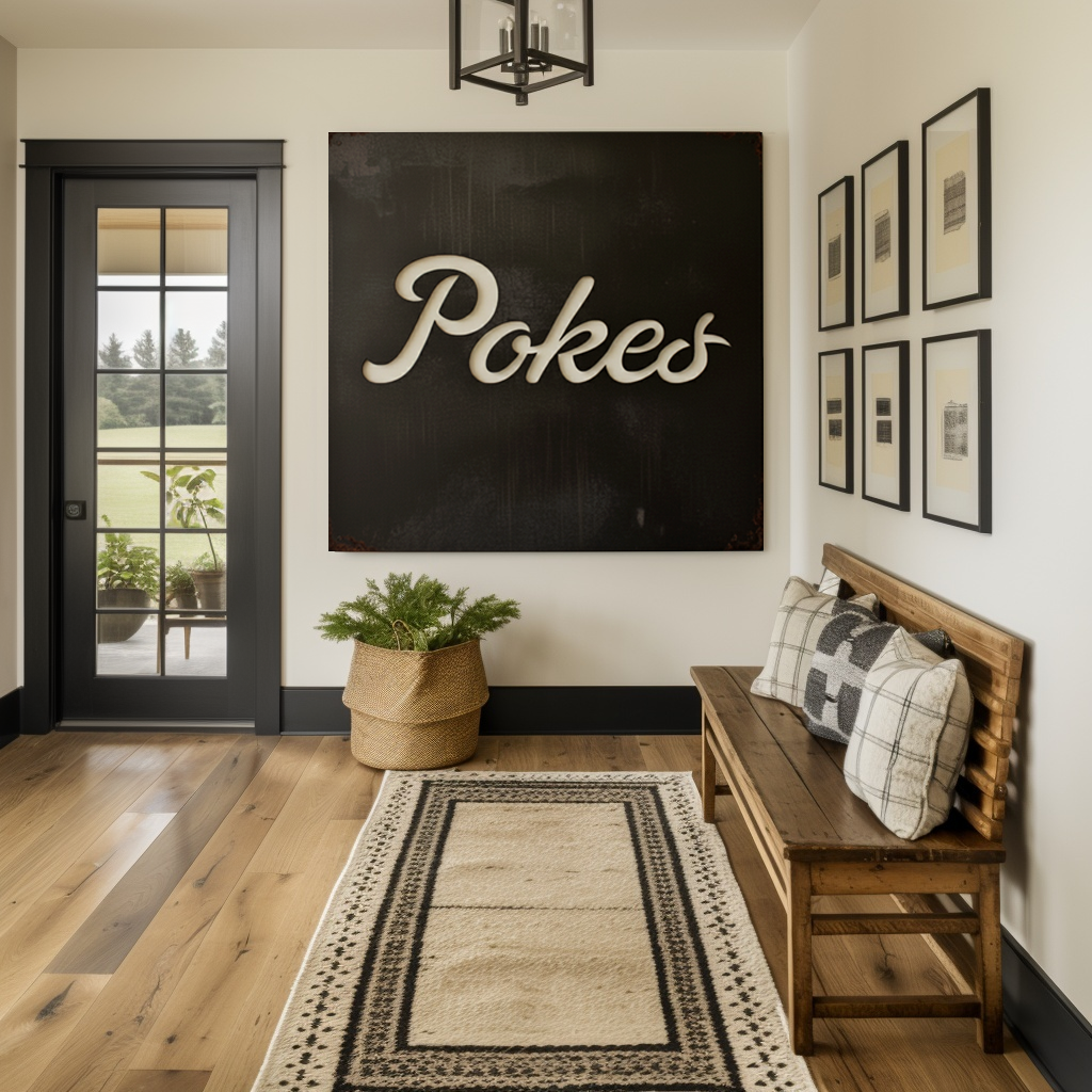 The Pokes - Metal Wall Art - Square Forge