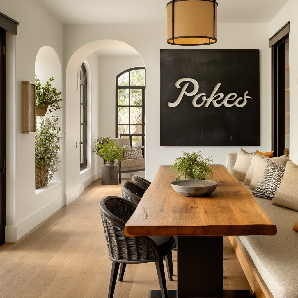 The Pokes - Metal Wall Art - Square Forge