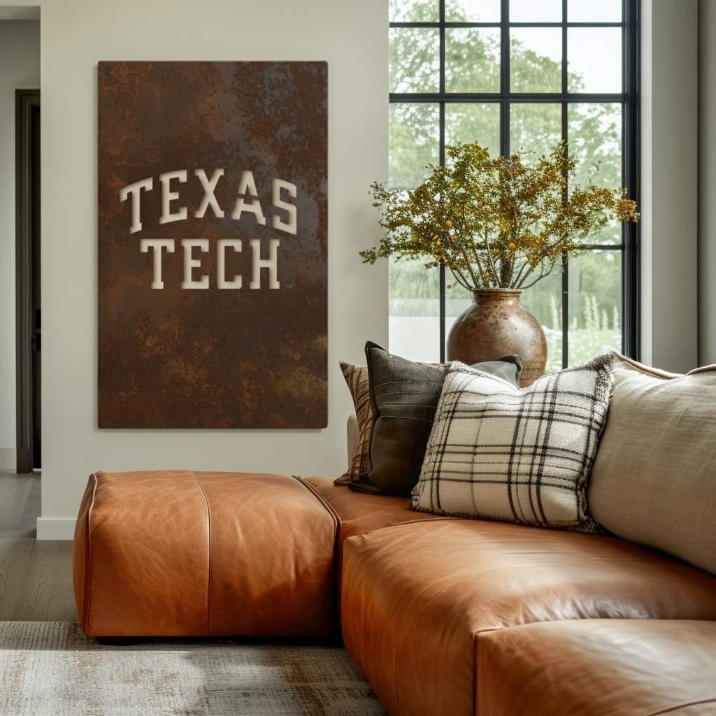The Texas Tech - Wall Art - Portrait Umber