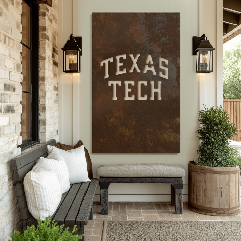 The Texas Tech - Wall Art - Portrait Umber