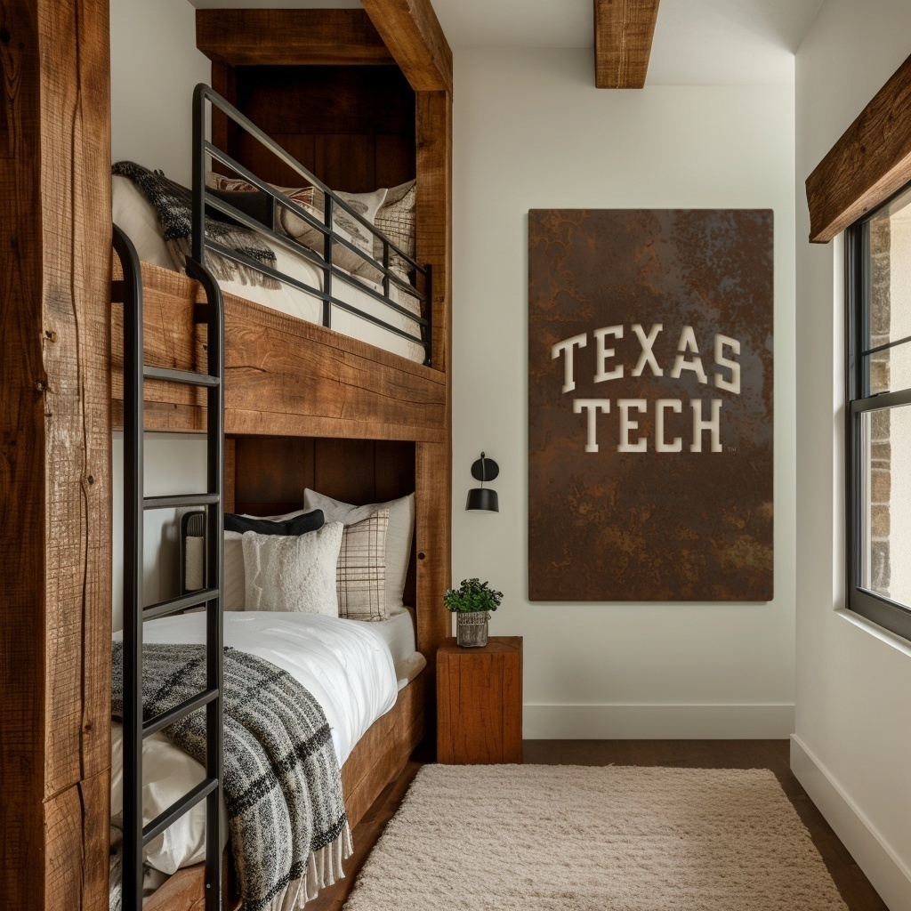 The Texas Tech - Wall Art - Portrait Umber