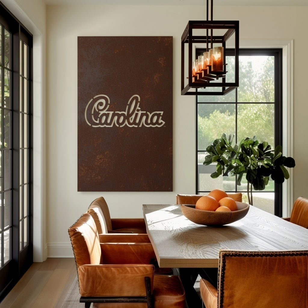 The South Carolina - Wall Art - Portrait Umber