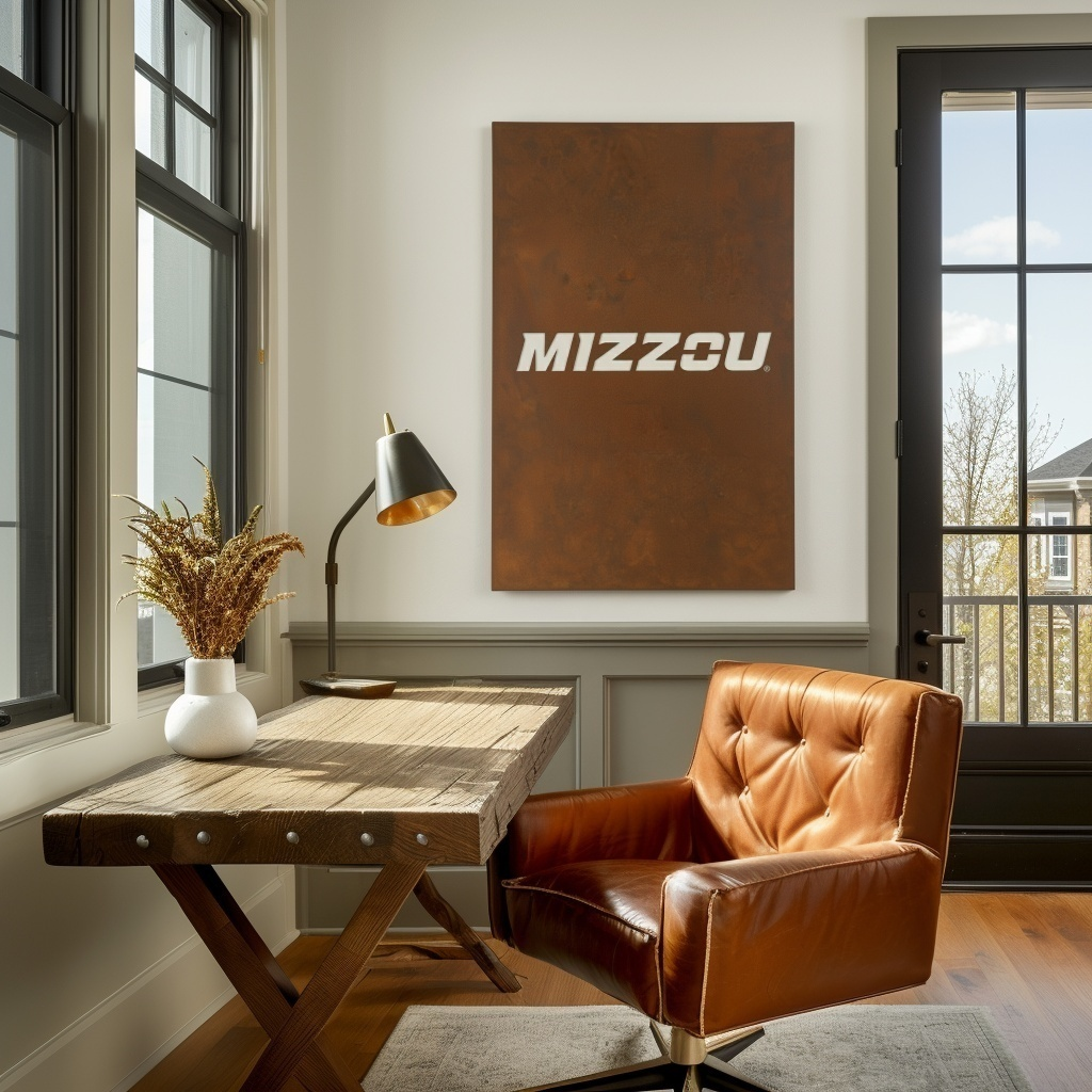 The Mizzou - Wall Art - Portrait Umber