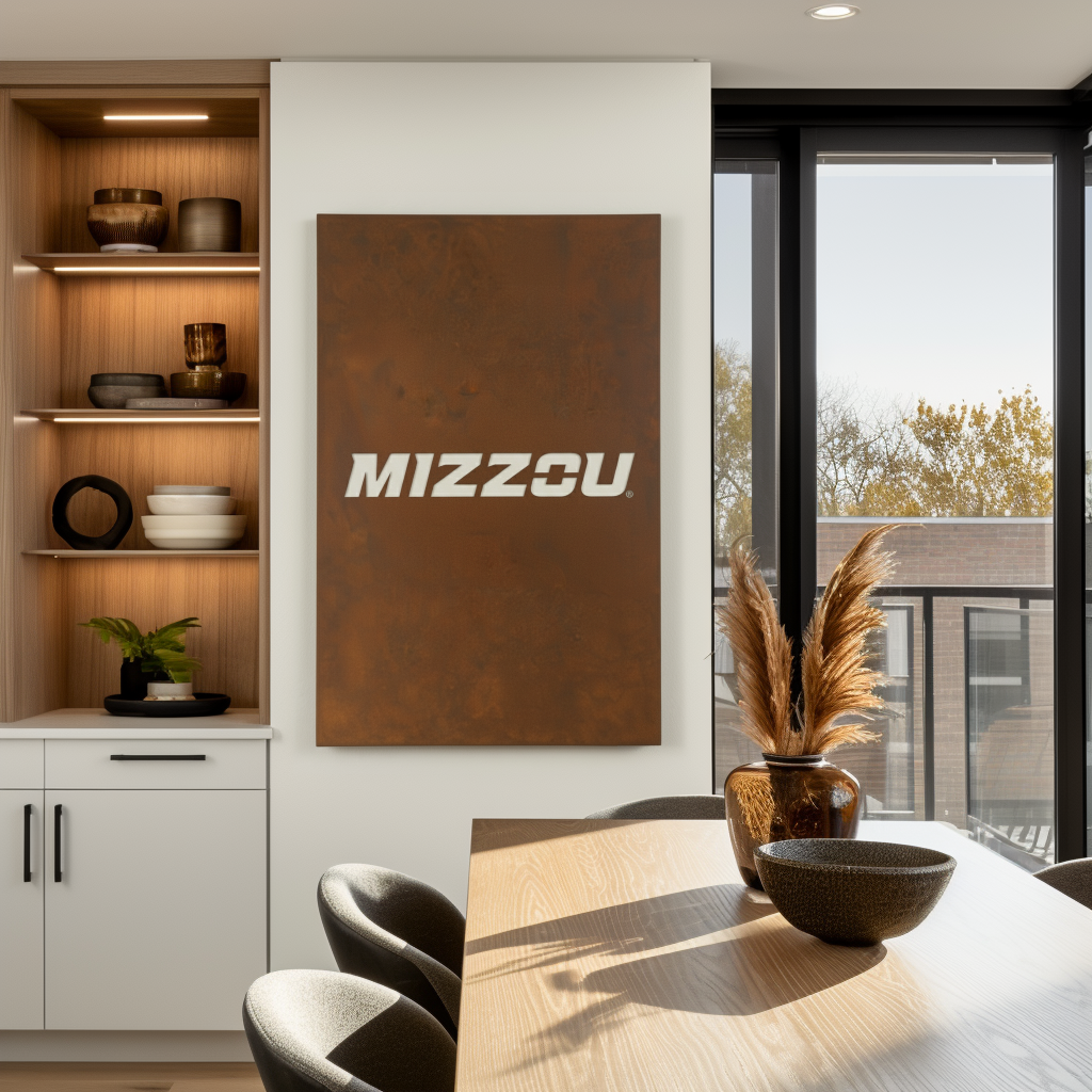 The Mizzou - Wall Art - Portrait Umber