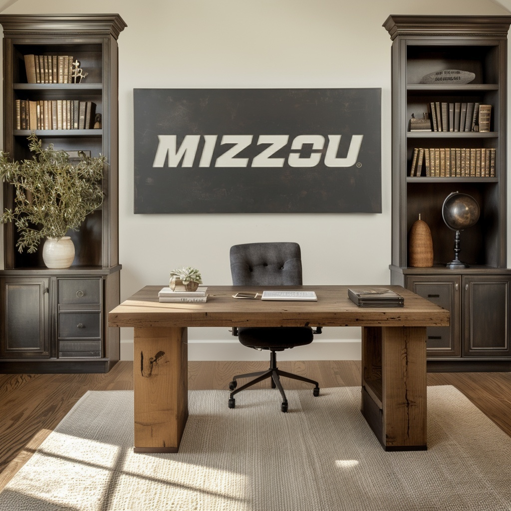 The Mizzou - Metal Wall Art - Landscape Slate