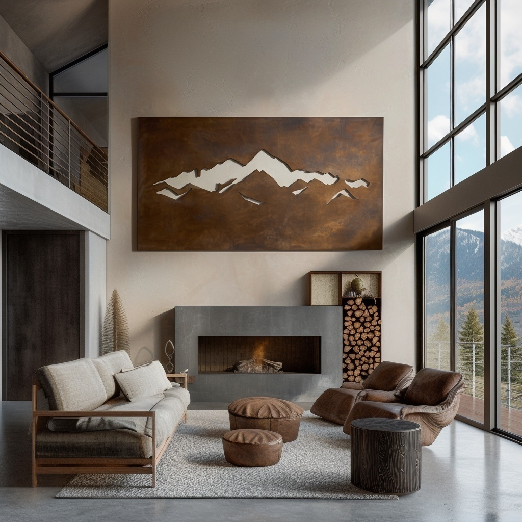 The Western Ascent - Metal Wall Art