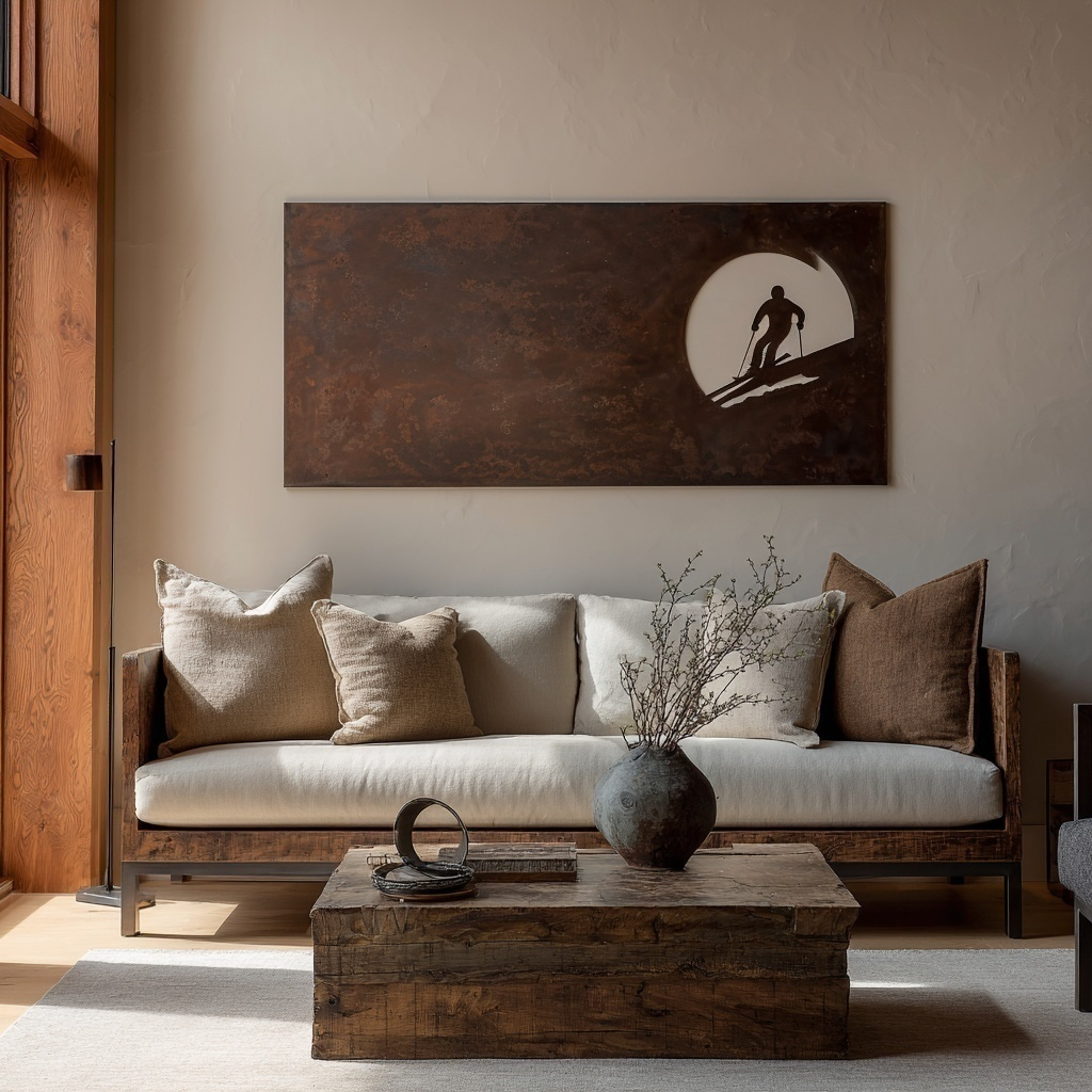 The Powderfall - Metal Wall Art